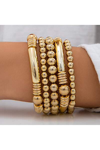 Choice Gold Color Exaggerated Punk Big Ball Chain Bracelets Women Vintage Chu...