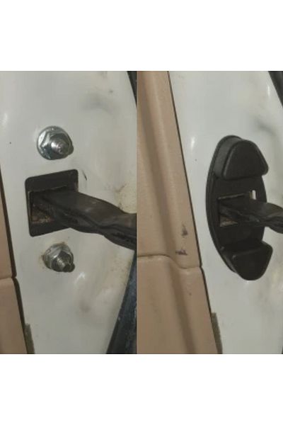 Choice Ceyes Car Styling Door Lock Stopper Limiting Covers For Toyota Rav4 Land Cruiser Corolla Chr Yari...