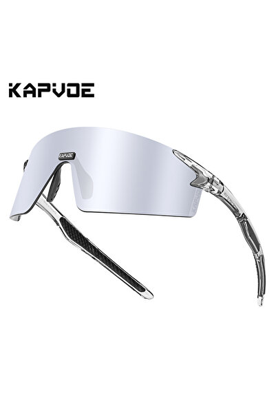 KAPVOE نظارة شمسية لركوب الدراجات من Kapvoe بعدسة واحدة 07، أنيقة للرجال، نظا...