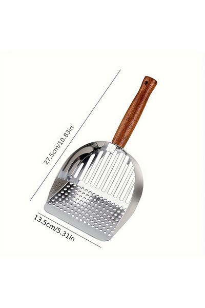 Choice maochan Cat litter shovel made of 304 stainless steel specialized for fine hole cat metal large size