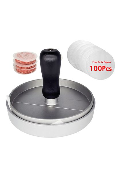 Choice 1pc-12cmpress100p Burger Press Patty Maker Aluminium Hamburger Mold Non-stick