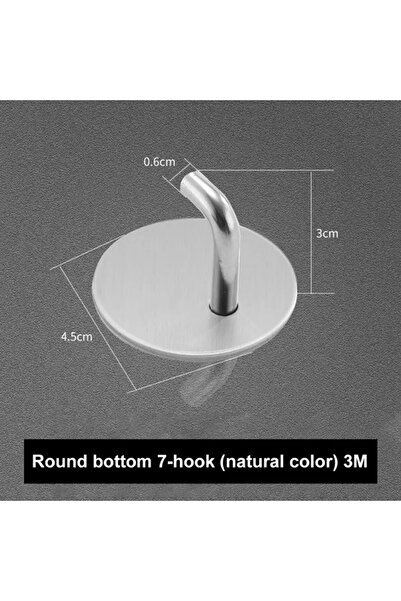 Choice خطاف حائط فضي لتخزين المناشف والمفاتيح والمظلة، خطاف حائط من الفولاذ ا...