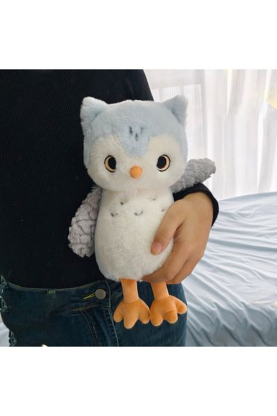 Choice 30cm Owl Sky Blue Adorable Funny Owl Cute Soft Stuffed Animal Soft plush Toy the for you Boys and Gi