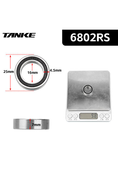 Choice 6802RS 2 قطعة محور دراجة محمل NBK Palin 16257 أو 6902 أو 6804 أو 6903 ...