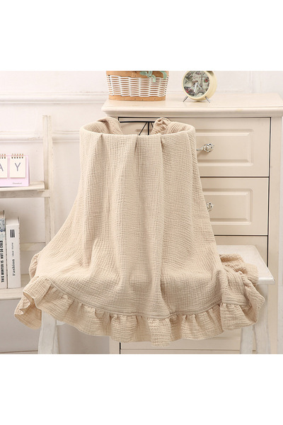 Choice بطانيات قماط للأطفال حديثي الولادة من قماش موسلين كاكي مقاس 80×65 سم، ...