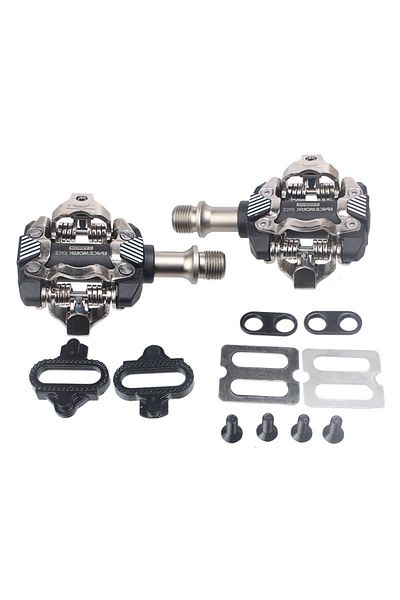 Choice X-M8100 Silver SPD X-M8100 MTB Pedal Bike Self-Locking DU Bearing Ultra-light Bicycle Parts