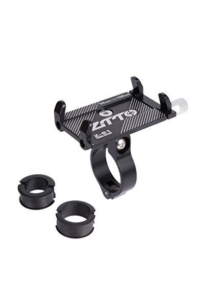 Choice حامل هاتف أسود C للدراجات الهوائية من سبائك الألومنيوم يدور 360 درجة، حامل هاتف GPS للدراجات الجبلية، سكوتر، دراجة نارية