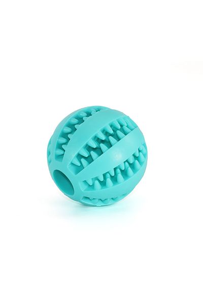 Choice sky blue Natural Rubber Pet Dog Toys Dog Chew Toys Tooth Cleaning Treat Ball Extra-tough Interactive