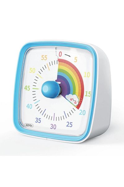 Choice Vt03blue-rainbow Yunbaoit Visual Timer With Night Light, 60-minute Countdown Timer For Kids And Adul