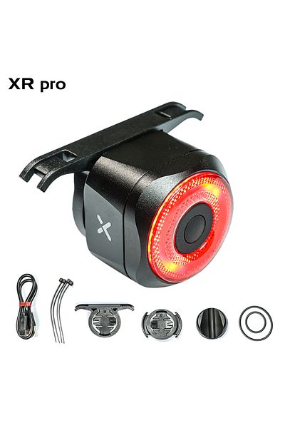 XOSS XR pro XOSS XR Pro Team Sync Tail Light Auto Brake Sensing Bicycle Rear Light LED Rechargeable Water