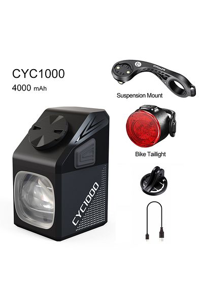 Choice CYC1000 group B CYCLAMI Bike Headlight CYC 1000 Lumen GoPro Hanging Ultra Bright Wireless Remote Cut