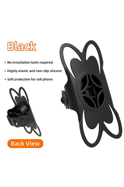 Choice Black CYCLAMI Silicone Bicycle Phone Holder Universal Bike Motorcycle Mobile Phone Stand Handlebar C