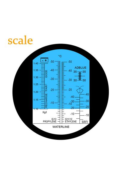Choice Antifreeze Coolant Refractometer for Automobile Antifreeze System Diesel Exhaust Fluid Battery Ac...