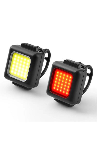 Choice JK-TZ Mini Bike Lamp White Front Bicycle Light Red Warning Cycling Taillight Waterproof MTB Rear Lig
