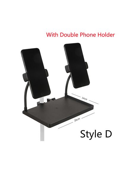 Choice 22x16.5cm Style B Microphone Stand Tray Mic Stand Tray With Phone Holder Adjustable Clamp On Stand F