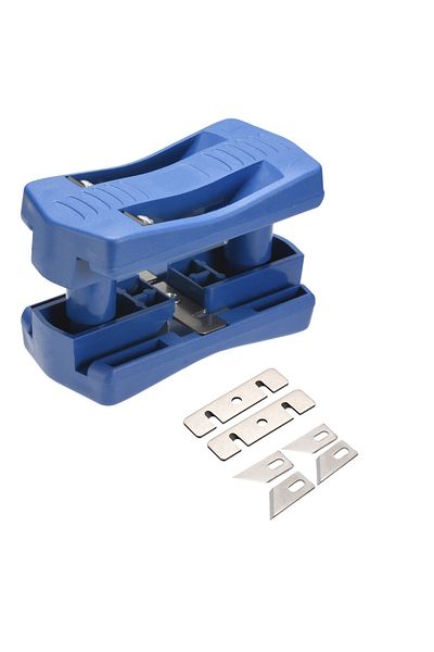 Choice 1pcs Double Edge Trimmer Side Banding Machine Wood Head Tail Trimming for Plastic PVC Plywood Manual