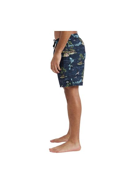 Quiksilver Everyday Straight Volley 17 Men's Black Volley Short Men's Volley Short