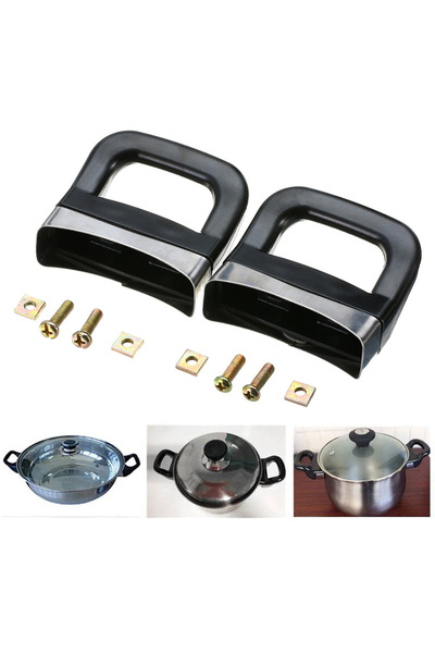 Choice 2 قطعة مقابض جانبية الباكليت وعاء آذان استبدال مكافحة السمط وعاء مقبض ...