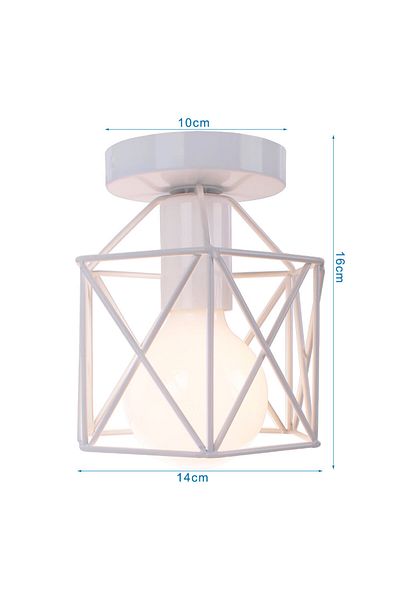 Choice White Modern Nordic White LED Ceiling Light Lighting Industrial Vintage Loft Ceiling Lmap Shade Home