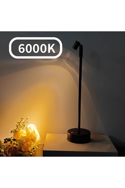 Choice black Warm White LED Charging Atmosphere Light Touch Dimming Minimalist Desk Lights Vintage Decor Li