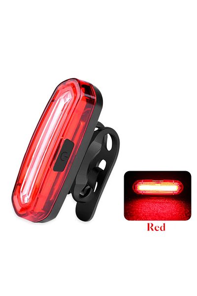 Choice Red Light MTB Road Bike Rear Light USB Rechargeable LED Bike Tail Light Easy to Install Bicycle Warn