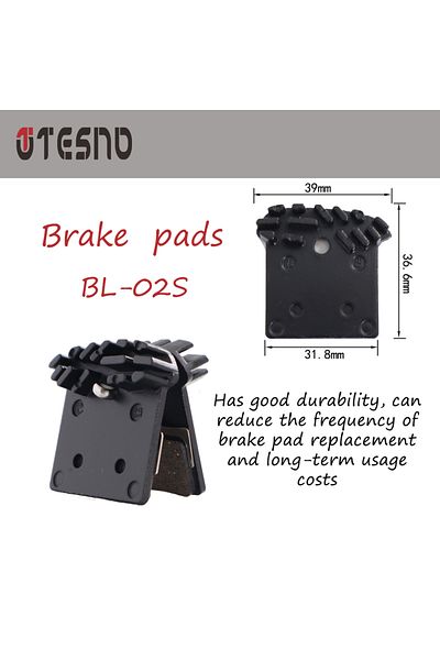 Choice BL-02S TESNO MTB Bicycle Disc Brake Pad 4P-iston Bike brake pads Metal Ceramic For Shimano M7120 M81