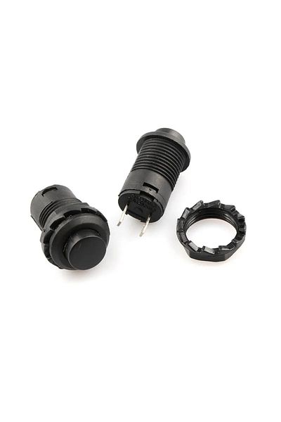 Choice Momentary 6pcs black 6pcs Self-Lock /Momentary Pushbutton Switches DS427 DS428 12mm OFF- ON Push But