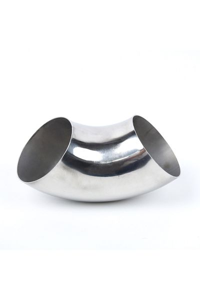 Choice Car Exhaust Bend Elbow Pipe Fitting 2.5 63mm Stainless Steel Universal Car Exhaust Pipe Muffler E...
