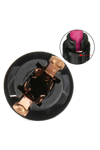 Choice 10 قطع من مصابيح الإشارة T5 Led T-wist Sockets قاعدة حامل المصباح لوحة القيادة لوحة العدادات ...