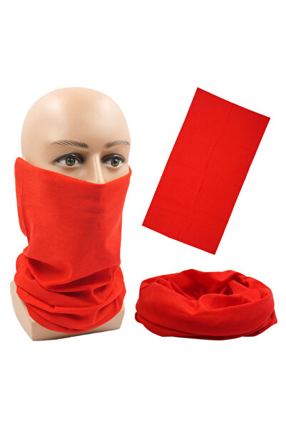 Choice DC011 red Outdoor Magic Bandana Solid Neon Color Cycling Hiking Scarve...
