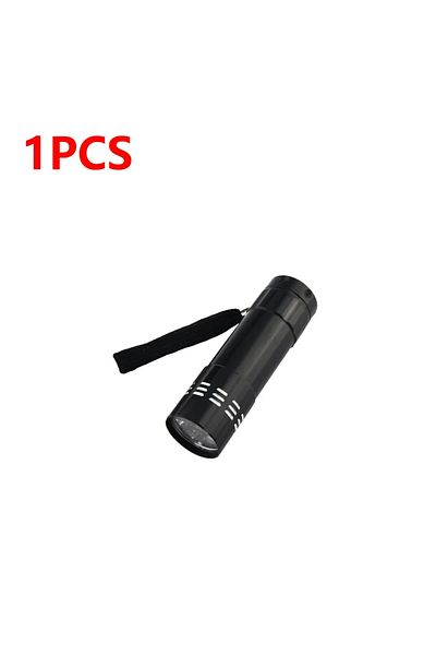 Choice 1PCS 1/5/10PCS 9 LED UV Black Light Mini UV Flashlight 50LM 395nm Detection Light Outdoor Portable L