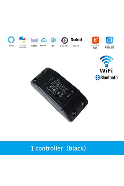 Choice Bluetooth-B Tuya WiFi Smart Switch APP Wireless Controller Universal Breaker Timer Smart Life Work W