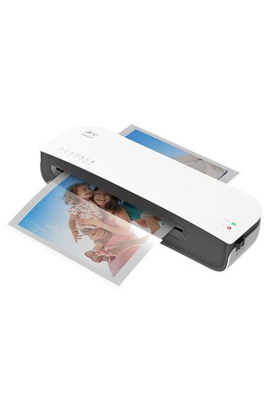 Bisofice White Osmile Sl289 Desktop Laminator Machine Set A4 Size Hot And Cold Lamination 2 Roller System 9 I