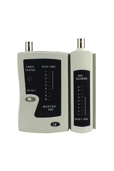 Choice WHITE BNC Coaxial RJ45 Cable Lan Tester Network Tester Cat5 Cat 6 Cat7 UTP Networking Tool Network R