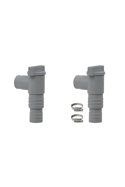 Shunmaii 2 set 2 hose clamps PVC Pool Filter Pump Adapter Intex PoolSun Swimming Pool Drain Valve Globe Valve