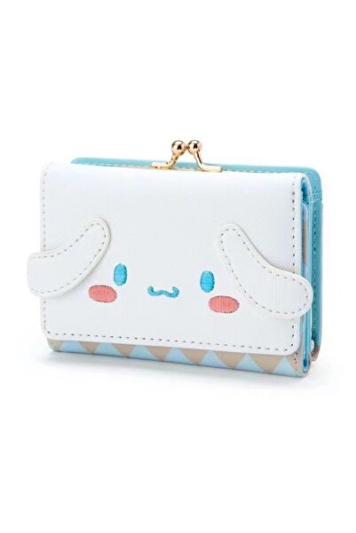 SANRIO 2 Hello Kitty Wallet Casual Fashion Pu Leather Coin Purse Kuromi My Melody Cinnamoroll Bag C.