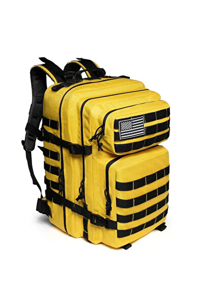 Choice Yellow Outdoor Tactical Backpacks 45L Large Capacity Man 3 Days Molle Assault Bags For Outdoor Trekk