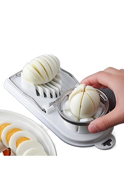 Choice قطاعة بيض متعددة الوظائف من الفولاذ المقاوم للصدأ، أداة تقطيع البيض ال...