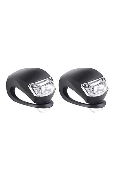 Choice 2pcs 2-10pcs LED Silicone Bicycle Front Rear Light Set 3 Modes Waterproof MTB Mountain Road Bike Cyc