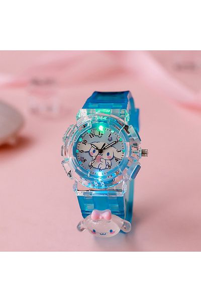 Miniso Cinnamoroll Sanrio luminescence Cinnamoro Kuromi 3D Pattern Child Wrist Watch Cute Watch Cartoon Chr