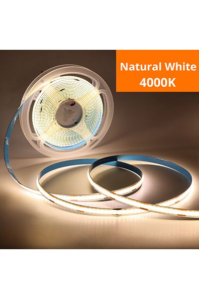 Choice 2m Natural White DC12V LED Strip Lights COB Lamp with DuPont Connector Suitable for Centralized pow