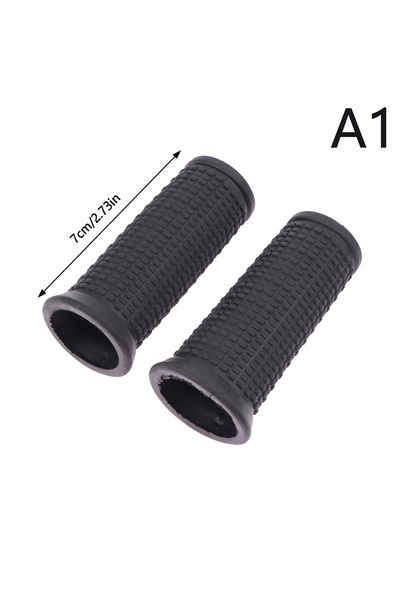 Choice A1 زوج واحد من مقابض الدراجات ومقودات الدراجات الجبلية والقفازات ومقابض مطاطية غير قابلة للانزلاق وطويلة وقصيرة ومعدات ركوب الدراجات
