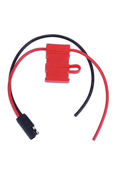 ALLOYSEED 30cm Power Cable with Fuse for Motorola Mobile Radio CDM1250 GM360 CM140 for GM3188 GM3688 GM1280...