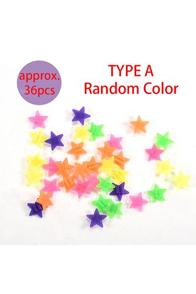Choice xingxingzhuang 36PCS Colorful Decorations Clips For Kids Bike Multi Color Plastic Bicycle Wheel Spok