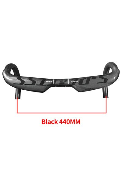 Choice black 440MM Bike Carbon Road Handlebar 400/420/440mm glossy Internal Routing Bicycle Handle Bar Bicy