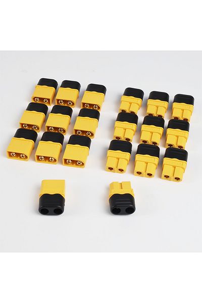 Choice 10pair with cover 10 Pairs XT60H (XT60 Upgrade) Connectors XT60H Male Female Bullet Connectors Plugs