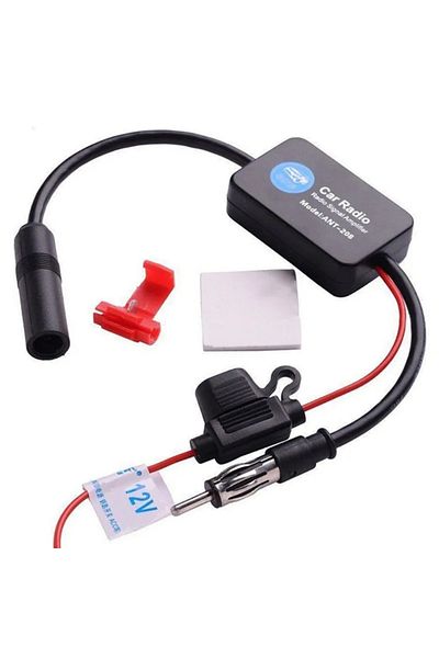Choice Universal Practical FM Signal Amplifier Anti-interference Car Antenna Radio Universal FM Booster ...