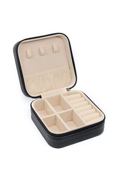 Choice Black G961D Mini Jewelry Storage Box Portable Home Travel Earrings Necklace Storage Case for Women R