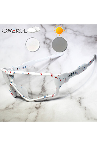 Choice MP6 OMEKOL Brand New Photochromic Cycling Glasses Men Women Outdoor Sp...