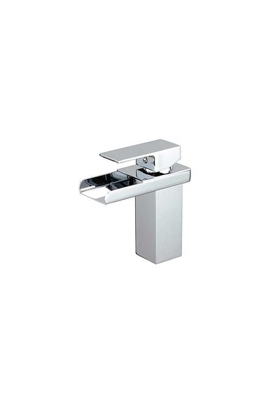 Homelux Baterie lavoar Glanz Chrome – Alamă masivă, Design compact